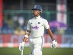 Yashasvi Jaiswal departed early to an unfortunate run-out at 175.(Hindustan Times)