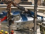 The tail number of the crashed chopper, showed N222EX as the aircraft registration number. The tail number of the crashed chopper, showed N222EX as the aircraft registration number.