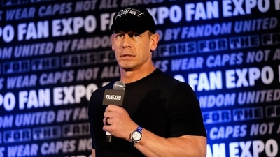 John Cena will take on AJ Styles at WWE Crown Jewel 2025. (Rob Grabowski/Invision/AP) John Cena will take on AJ Styles at WWE Crown Jewel 2025. (Rob Grabowski/Invision/AP)