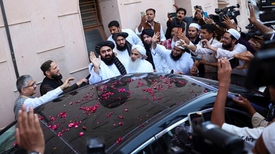 Taliban Foreign Minister Mawlawi Amir Khan Muttaqi is expected to interact with Afghan students enrolled at the seminary. (REUTERS) Taliban Foreign Minister Mawlawi Amir Khan Muttaqi is expected to interact with Afghan students enrolled at the seminary. (REUTERS)