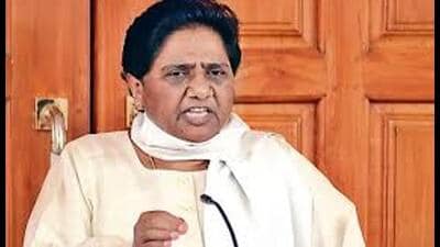 BSP chief Mayawati termed the IPS officer’s suicide in Haryana a ‘national shame’. (HT file)