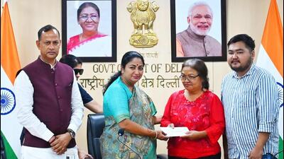 CM Gupta said the long-awaited ex-gratia assistance marks closure of administrative delays. (Vipin Kumar/HT photo)