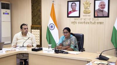 CM Rekha Gupta and health minister Pankaj Singh. (X-Rekha Gupta) CM Rekha Gupta and health minister Pankaj Singh. (X-Rekha Gupta)
