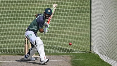 Shan Masood will lead Pakistan in the upcoming two-match Test series against South Africa. (AFP)