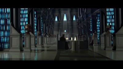 Free your mind: At the Jedi Archives, in Star Wars: Episode II – Attack of the Clones (2002), a set inspired by the Old Library at Trinity College Dublin. Free your mind: At the Jedi Archives, in Star Wars: Episode II – Attack of the Clones (2002), a set inspired by the Old Library at Trinity College Dublin.