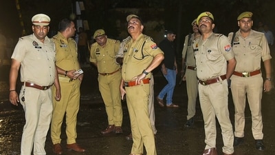 Around 7.10 pm, the fire service unit received information from the control room that a fire had broken out in a hotel in Rajendra Nagar Sector-2. (Hindustan Times file photo)