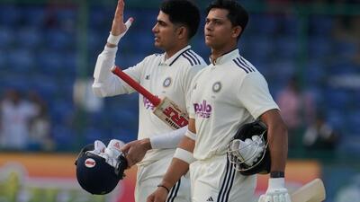 India skipper Shubman Gill (L) and Yashasvi Jaiswal. (AP)