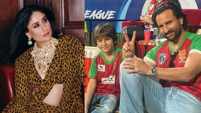 Kareena Kapoor, Taimur Ali Khan and Saif Ali Khan Kareena Kapoor, Taimur Ali Khan and Saif Ali Khan