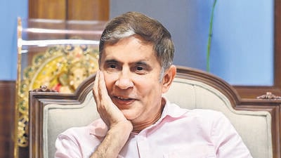 Mumbai, India - July 29, 2025: Bhushan Gagrani, Municipal Commissioner of Brihanmumbai Municipal Corporatio (BMC) during the interview at BMC Head Office, in Mumbai, India, on Tuesday, July 29, 2025. (Photo by Anshuman Poyrekar/ Hindustan Times) (Hindustan Times) Mumbai, India - July 29, 2025: Bhushan Gagrani, Municipal Commissioner of Brihanmumbai Municipal Corporatio (BMC) during the interview at BMC Head Office, in Mumbai, India, on Tuesday, July 29, 2025. (Photo by Anshuman Poyrekar/ Hindustan Times) (Hindustan Times)