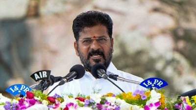Telangana CM Revanth Reddy had also led a protest in Delhi in August, demanding the Presidential assent for the BCs reservation Bills. (PTI) Telangana CM Revanth Reddy had also led a protest in Delhi in August, demanding the Presidential assent for the BCs reservation Bills. (PTI)