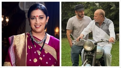 Smriti Irani credited her husband Zubin Irani for making her meet Salman Khan. Smriti Irani credited her husband Zubin Irani for making her meet Salman Khan.