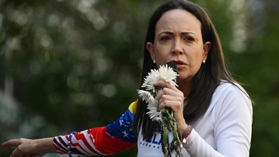 Venezuelan opposition leader Maria Corina Machado has been honored with the 2025 Nobel Peace Prize. (AFP) Venezuelan opposition leader Maria Corina Machado has been honored with the 2025 Nobel Peace Prize. (AFP)