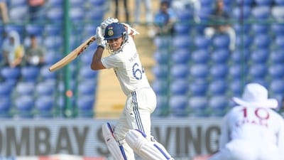 Yashasvi Jaiswal missed out on a double century against West Indies. (Hindustan Times) Yashasvi Jaiswal missed out on a double century against West Indies. (Hindustan Times)