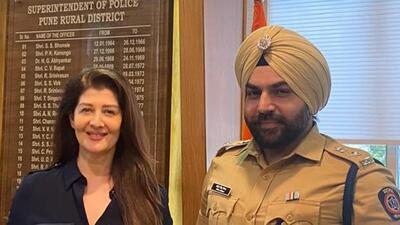 Veteran Bollywood actor and former Miss India, Sangeeta Bijlani, has applied for firearm licence, stating she no longer feels safe in her own home following robbery and vandalism at her farmhouse in Pavana Nagar on July 18. (HT) Veteran Bollywood actor and former Miss India, Sangeeta Bijlani, has applied for firearm licence, stating she no longer feels safe in her own home following robbery and vandalism at her farmhouse in Pavana Nagar on July 18. (HT)