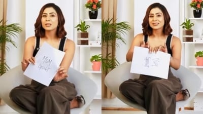 Ghazal Alagh shared a heartfelt video saying mom guilt is a myth. (Instagram/@ghazalalagh) Ghazal Alagh shared a heartfelt video saying mom guilt is a myth. (Instagram/@ghazalalagh)