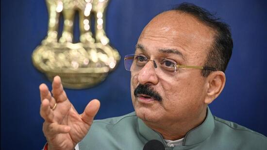 Education minister Ashish Sood (HT Photo)