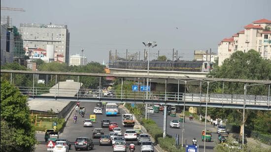 The project was initially planned to terminate at Dharuhera. (Parveen Kumar/HT Photo)