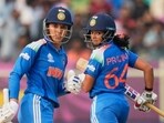 India's Smriti Mandhana (L) and Pratika Rawal run between the wickets. (AP) India's Smriti Mandhana (L) and Pratika Rawal run between the wickets. (AP)