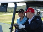 President Trump revealed his dream of being a great leader during a golf outing with granddaughter Kai, who is debuting a YouTube series.