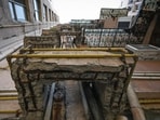 The Signature View Apartments has faced severe structural deterioration over the years. (HT Archive) The Signature View Apartments has faced severe structural deterioration over the years. (HT Archive)