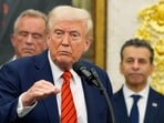President Donald Trump speaks in the Oval Office of the White House, Friday, Oct. 10, 2025, in Washington.