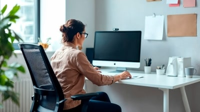 Poor sitting posture can lead to joint damage over time, Dr Chanda warns. (Freepik) Poor sitting posture can lead to joint damage over time, Dr Chanda warns. (Freepik)