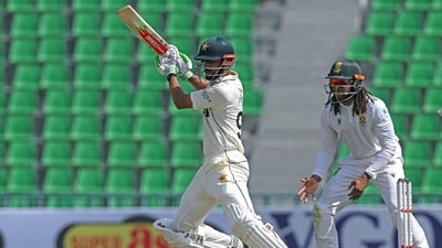 Shan Masood scored 76 runs in the first innings of the first Test against South Africa. (AFP) Shan Masood scored 76 runs in the first innings of the first Test against South Africa. (AFP)