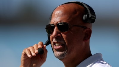 James Franklin was fired after Penn State got off to a poor start when the team was widely expected to be contending for the national title. (Getty Images via AFP) James Franklin was fired after Penn State got off to a poor start when the team was widely expected to be contending for the national title. (Getty Images via AFP)