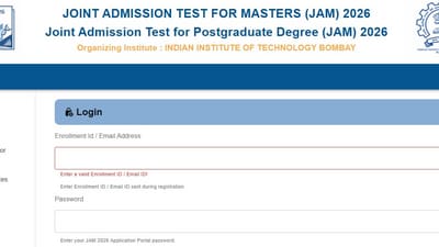 IIT JAM 2026: Registration window closes today on October 12, 2025, at jam2026.iitb.ac.in. The direct link to apply is given here. IIT JAM 2026: Registration window closes today on October 12, 2025, at jam2026.iitb.ac.in. The direct link to apply is given here.