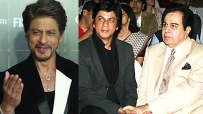 Srk recalls Dilip Kumar’s wish to have a son like him Srk recalls Dilip Kumar’s wish to have a son like him
