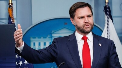 US Vice President JD Vance during a news conference in the White House in Washington, DC, US, on Wednesday, Oct. 1, 2025. (Bloomberg) US Vice President JD Vance during a news conference in the White House in Washington, DC, US, on Wednesday, Oct. 1, 2025. (Bloomberg)