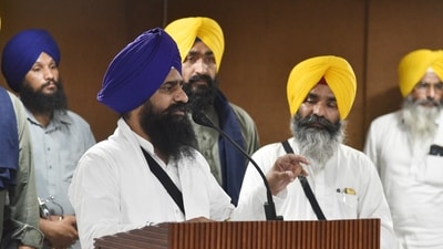 Jathedar of the Akal Takht, Giani Kuldeep Singh Gargaj. (Sameer Sehgal/Hindustan Times)