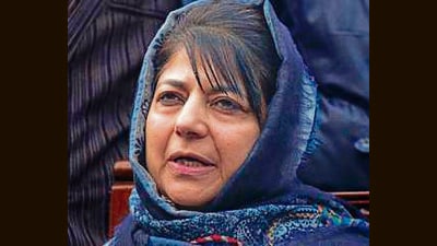 People’s Democratic Party (PDP) president Mehbooba Mufti on Sunday criticised the BJP-led central government’s ‘contradictory’ policy of ‘embracing Taliban’ while allegedly ignoring the ‘systematic marginalisation’ of India’s own Muslims. (AP File) People’s Democratic Party (PDP) president Mehbooba Mufti on Sunday criticised the BJP-led central government’s ‘contradictory’ policy of ‘embracing Taliban’ while allegedly ignoring the ‘systematic marginalisation’ of India’s own Muslims. (AP File)