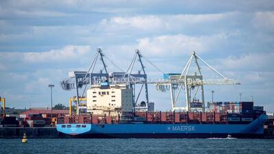 Shipping containers are stacked on a cargo ship at the Port of Montreal in Montreal, Quebec, Canada. (AFP) Shipping containers are stacked on a cargo ship at the Port of Montreal in Montreal, Quebec, Canada. (AFP)