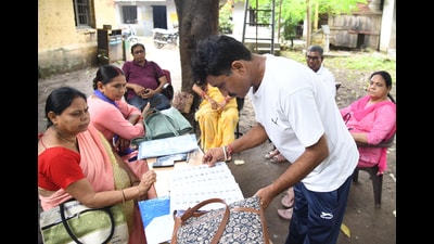 The Election Commission of India (ECI) on September 30 published the final electoral list for Bihar comprising 74.2 million voters, roughly 4.7 million names lighter than at the beginning of the controversial Special Intensive Revision that ended on the day (HT Photo) The Election Commission of India (ECI) on September 30 published the final electoral list for Bihar comprising 74.2 million voters, roughly 4.7 million names lighter than at the beginning of the controversial Special Intensive Revision that ended on the day (HT Photo)