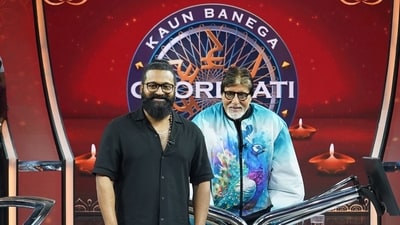 Rishab Shetty will appear as a guest on Amitabh Bachchan's KBC 17. Rishab Shetty will appear as a guest on Amitabh Bachchan's KBC 17.