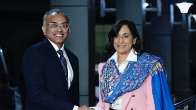 Anita Anand's visit to India comes after Canadian PM Mark Carney and PM Modi held a bilateral meeting on the sidelines of the G7 leaders’ summit in Canada's Kananaskis in June this year. (X/@MEAIndia) Anita Anand's visit to India comes after Canadian PM Mark Carney and PM Modi held a bilateral meeting on the sidelines of the G7 leaders’ summit in Canada's Kananaskis in June this year. (X/@MEAIndia)