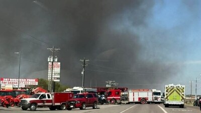 Fort Worth Fire Department confirmed the news of the crash. (X/@americanspress) Fort Worth Fire Department confirmed the news of the crash. (X/@americanspress)