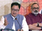 File photo of Union Parliamentary Affairs Minister Kiren Rijiju. File photo of Union Parliamentary Affairs Minister Kiren Rijiju.