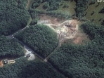 A satellite image shows after explosion closer view of blast site accurate energetic systems facility, in Humphreys County, Tennessee.(via REUTERS)