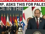 El Sisi stuns Trump with anti-Israel demand in front of Arabs, Western leaders