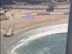 US President Donald Trump was welcomed by Israel with a 'Thank You' banner visible from the Air Force One on Monday US President Donald Trump was welcomed by Israel with a 'Thank You' banner visible from the Air Force One on Monday