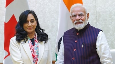 Under Carney, Canada has taken steps to normalise diplomatic relations with India, with both countries appointing new ambassadors and setting up a framework to share intelligence on cross-border crimes. (@narendramodi/X) Under Carney, Canada has taken steps to normalise diplomatic relations with India, with both countries appointing new ambassadors and setting up a framework to share intelligence on cross-border crimes. (@narendramodi/X)