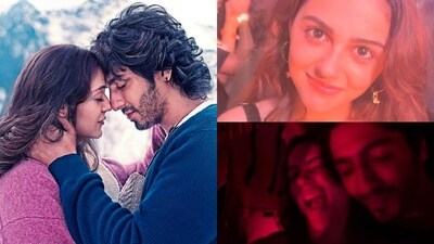 Ahaan Panday takes internet by storm with his and Aneet Padda's pictures from Coldplay concert together. Ahaan Panday takes internet by storm with his and Aneet Padda's pictures from Coldplay concert together.