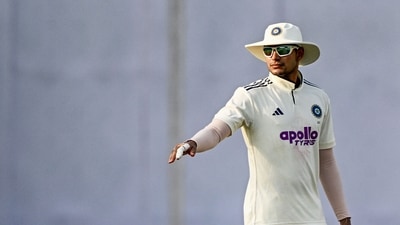 India's captain Shubman Gill gestures during the third day of the second and final Test. (AFP) India's captain Shubman Gill gestures during the third day of the second and final Test. (AFP)