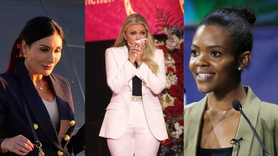 Laura Loomer (L), Erika Kirk and Candace Owens (L). (File ) Laura Loomer (L), Erika Kirk and Candace Owens (L). (File )