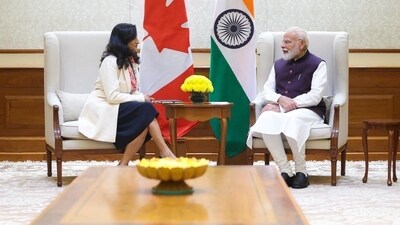 File photo of Prime Minister Narendra Modi and Canada's Foreign Minister Anita Anand. (X/Anita Anand) File photo of Prime Minister Narendra Modi and Canada's Foreign Minister Anita Anand. (X/Anita Anand)
