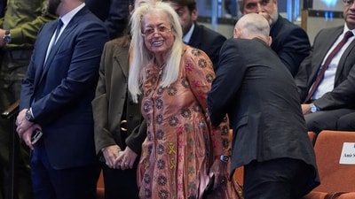 Miriam Adelson, along with her late husband, has been credited with shaping major decisions by the Trump administration. (Reuters)