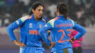India captain Harmanpreet Kaur (R) and Smriti Mandhana. (PTI) India captain Harmanpreet Kaur (R) and Smriti Mandhana. (PTI)