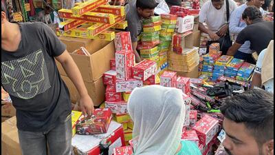 Last week, the apex court reserved its verdict on petitions filed by cracker manufacturers against the permanent ban. (HT Photo) Last week, the apex court reserved its verdict on petitions filed by cracker manufacturers against the permanent ban. (HT Photo)